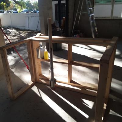 Framing The Kitchen Island