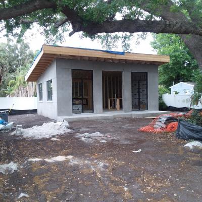Stucco Finished